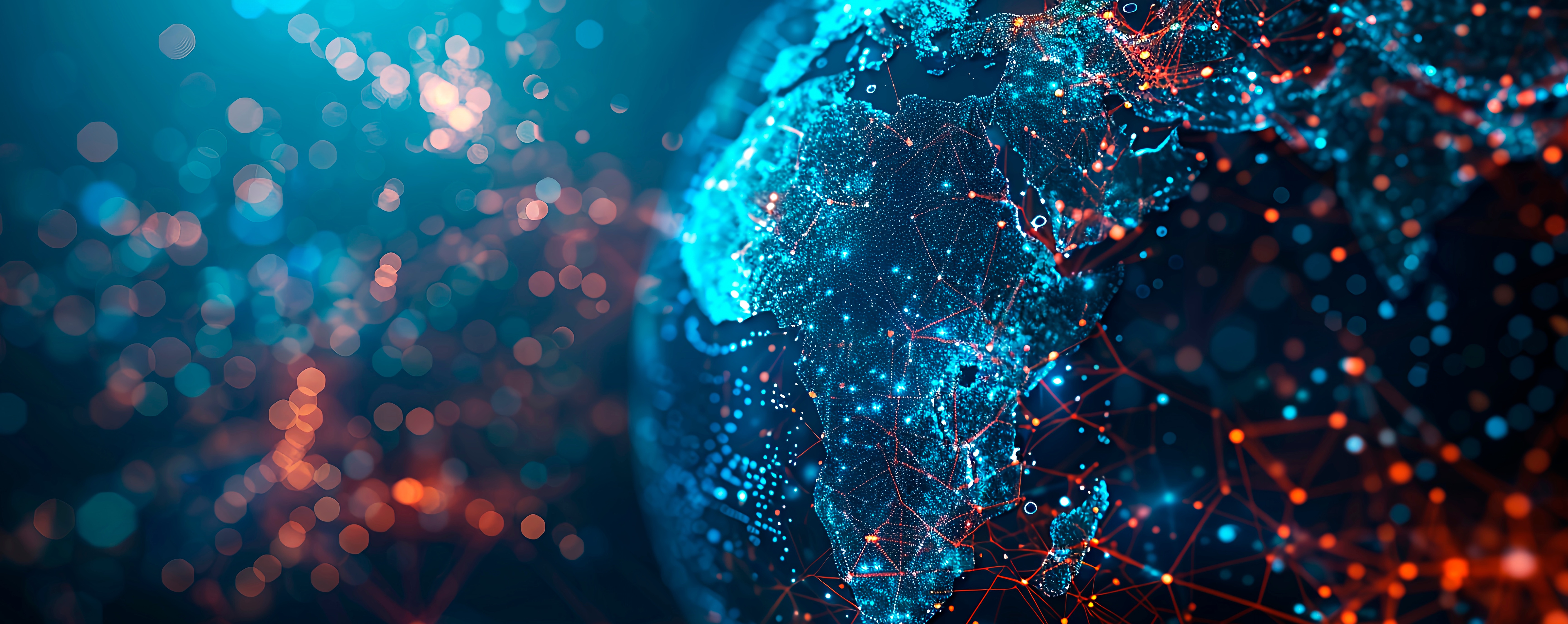 Infraestrutura de fibra óptica e rede da empresa FIBRA